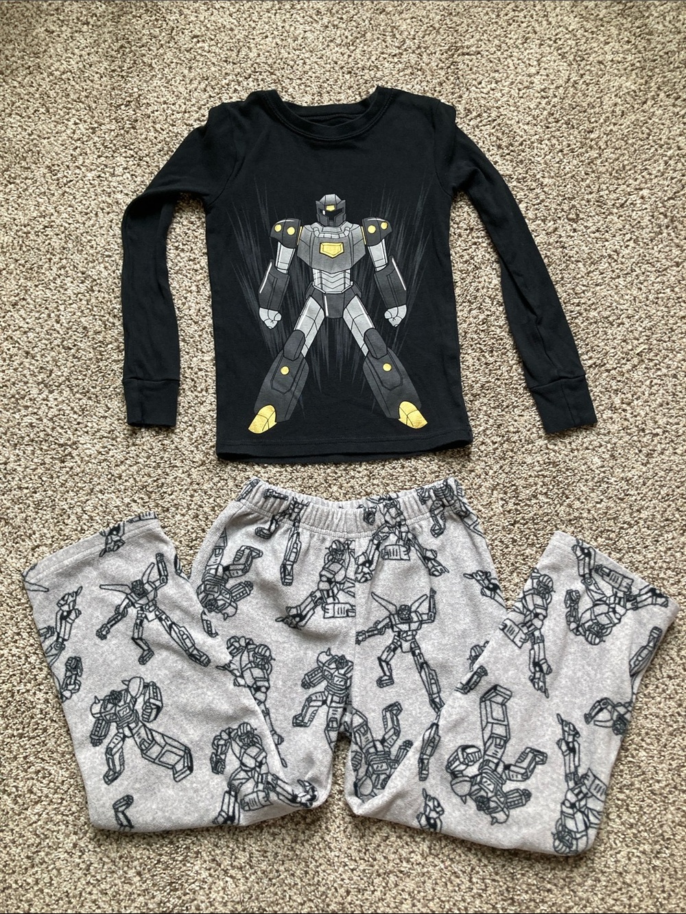 Boys transformer Robot Kids Pajama